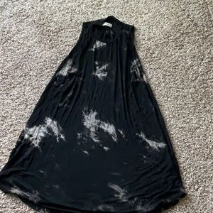 Sleeveless tie dye dress